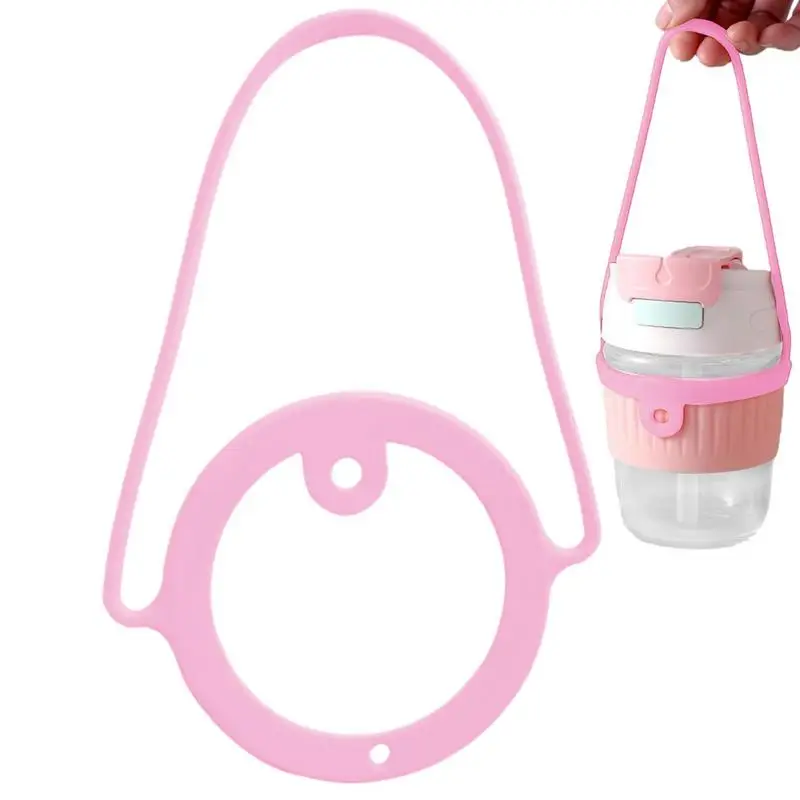 

Water Bottle Carrier Grip Carrier Water Bottle Handle Strap 31cm/12.2in Long Soft Holder Strap Makes Bottle Handheld Portable