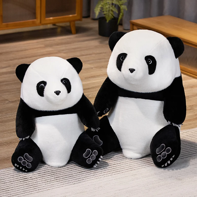 30/40/50cm Cartoon Panda Plush Toy Cute Stuffed Animals Pandas Plushies Doll Lifelike Soft Kids Toys for Girls Boys Child Gifts велобандана buff child high uv buff lilly см 50cm 55cm 108547 00