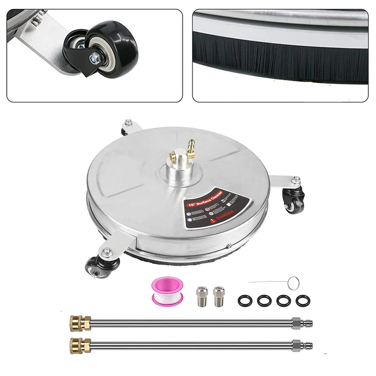 

15inch Pressure Washer Surface Cleaner Floor Power Washer for Terraces Patio