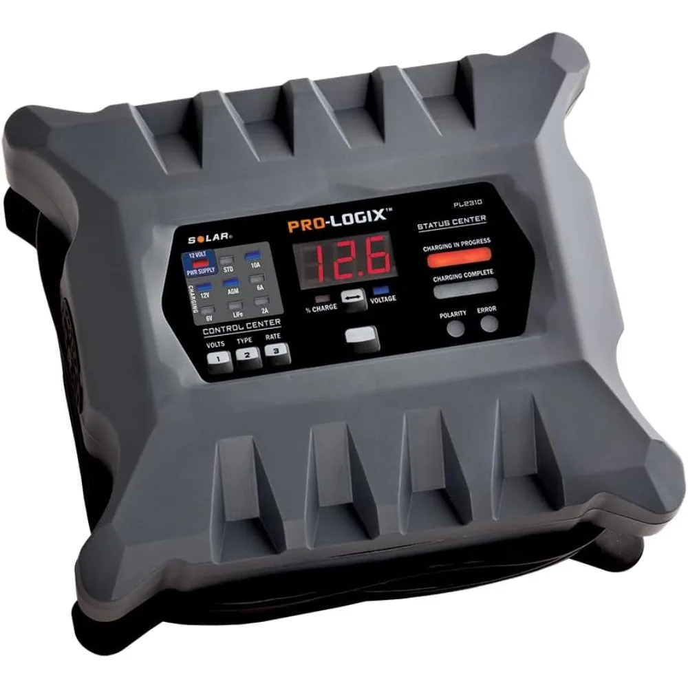 PL2310 10-Amp Fully-Automatic Smart Charger, 6V and 12V Battery Charger, Battery Maintainer 2