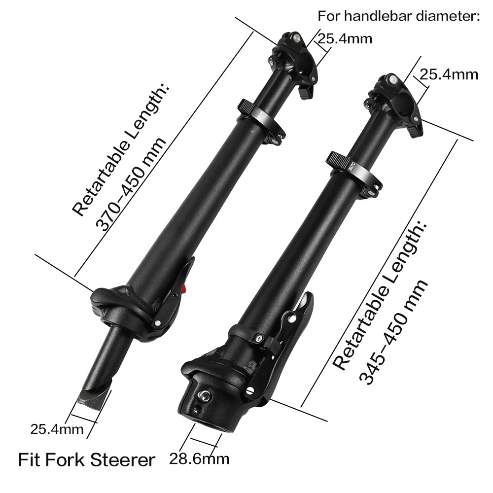 CNC Folding Bicycle Handlebar Stem For DAHON/LITEPRO Bikes