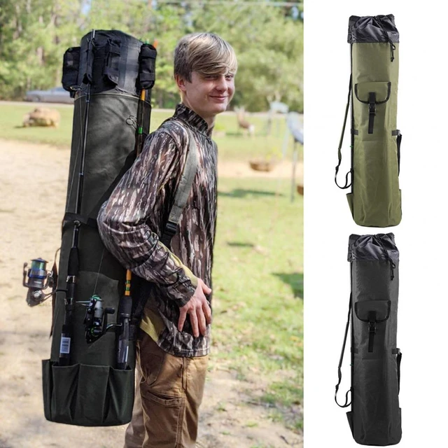 Fishing Pole Case Fishing Gear Shoulder Bags Portable Outdoor Rod Holder -  AliExpress