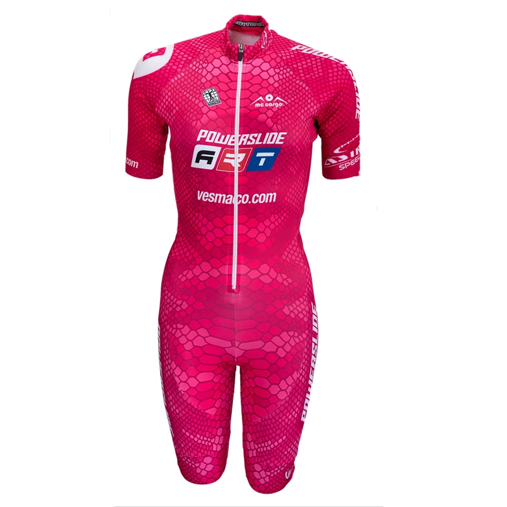 

kids Powerslide Inline Racing Skin Suit Team Custom Racing Speed Inline Roller Skate Triathlon Sets Ciclismo Schaatsen Jumpsuit