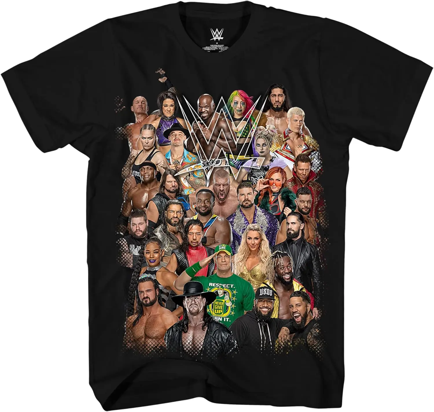 

Group Shot Wrestling AJ Styles Daniel Bryan Adult Tee Graphic T-Shirt for Men Tshirt