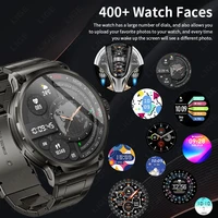 LIGE New Outdoor Sports Fitness GPS Track Smartwatch HD Bluetooth Call 710 mah IP68 Waterproof Blood Pressure Blood Oxygen Watch 2