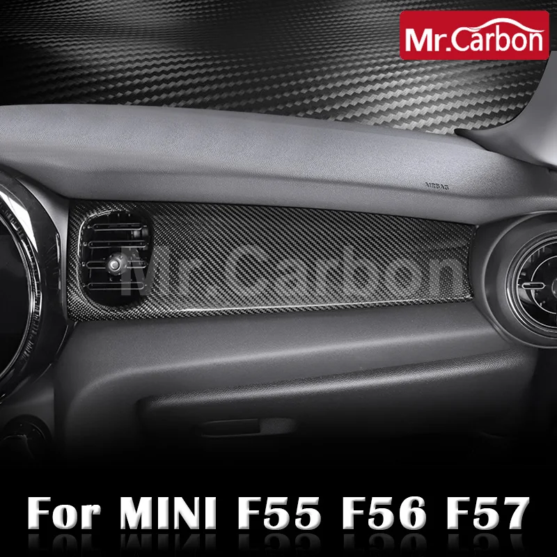 

Car Dashboard Panel Carbon Fiber Decorative Cover For M 1 Coope r S F 55 F 56 F 57 Interior Styling Accessories