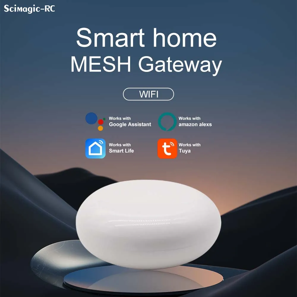 

Умный домашний шлюз TUYA BLE Mesh Hub Работа с Tuya Smart Life Голосовое управление через Alexa Google Home