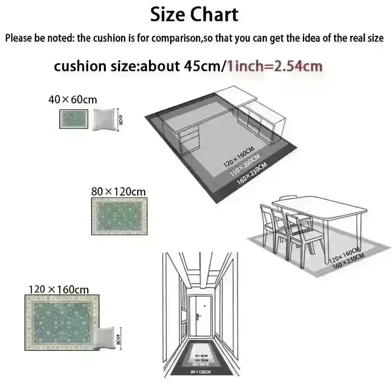 American Retro Animal Large Area Carpet Iving Room New Hotel and Homestay Home Decoration Mats Study Room Dirt Resistant Rugs