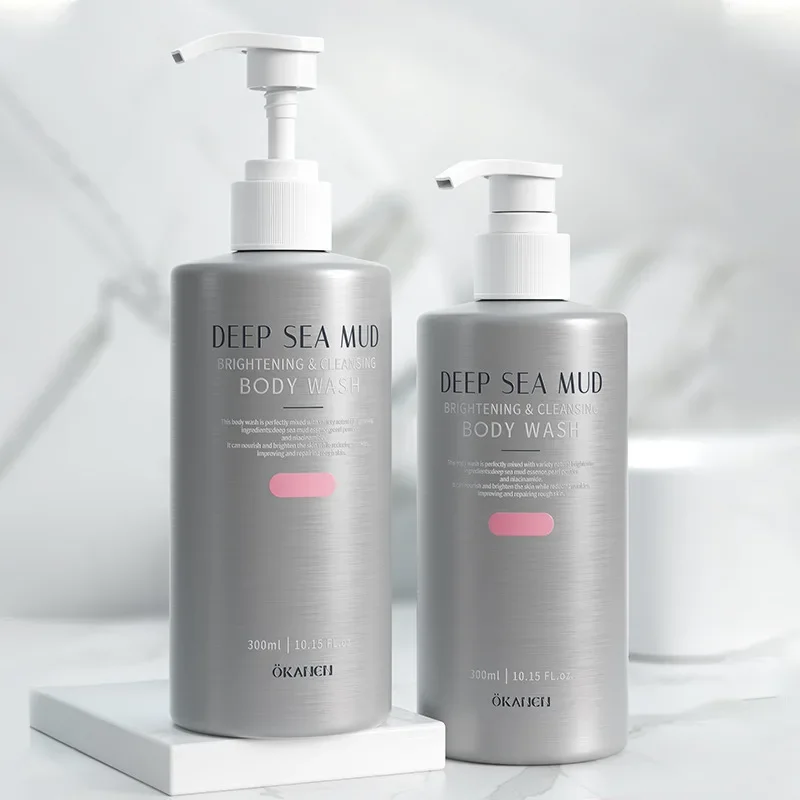 300mL Deep Sea Mud Brightening Cleansing Shower Gel Refreshing and Clean Body Moisturizing Fragrance Body Wash