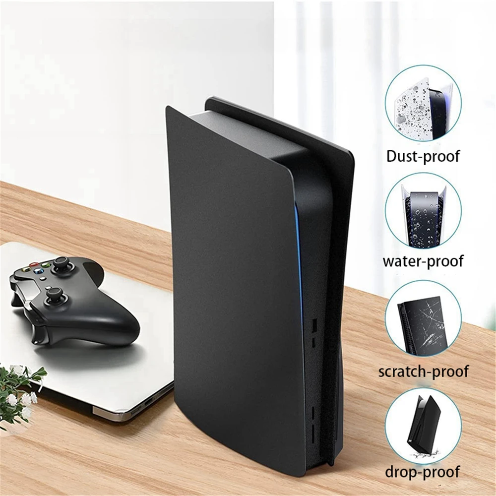 

For PS5 Disc Version Hard Plastic Faceplate ABS Console Plate Replacement Side Cover Case Shell Skin for Playstation5 Console