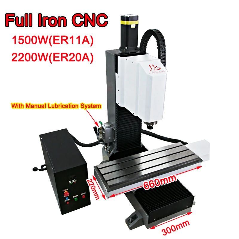 

2.2KW Full Cast Iron CNC 4020 1.5KW Engraving Machine for Stainless Steel Cutting Milling USB Port 3 Axis Z Axis 300mm