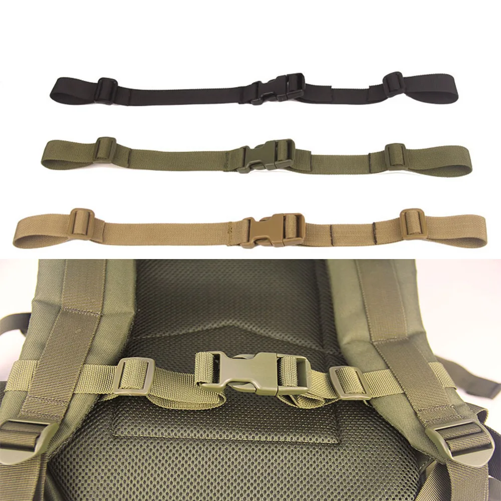 Backpack Chest Strap Adjustable Backpack Heavy Duty Chest Strap Belt For Hiking And Jogging Non-slip Pull Belt