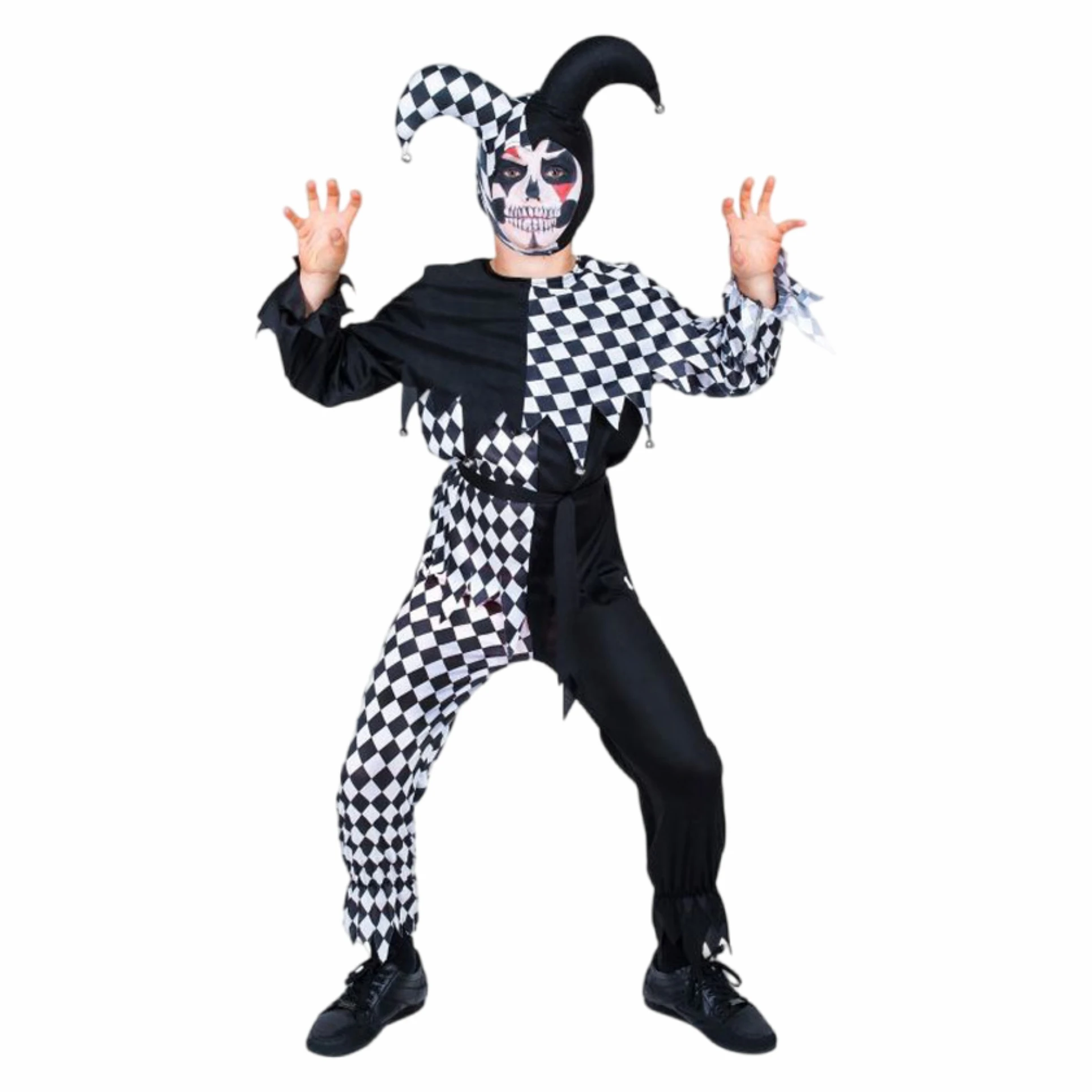 Creepy cosplay scary clown full face horror movie&tv costume props Halloween mask carnival dress up party festival