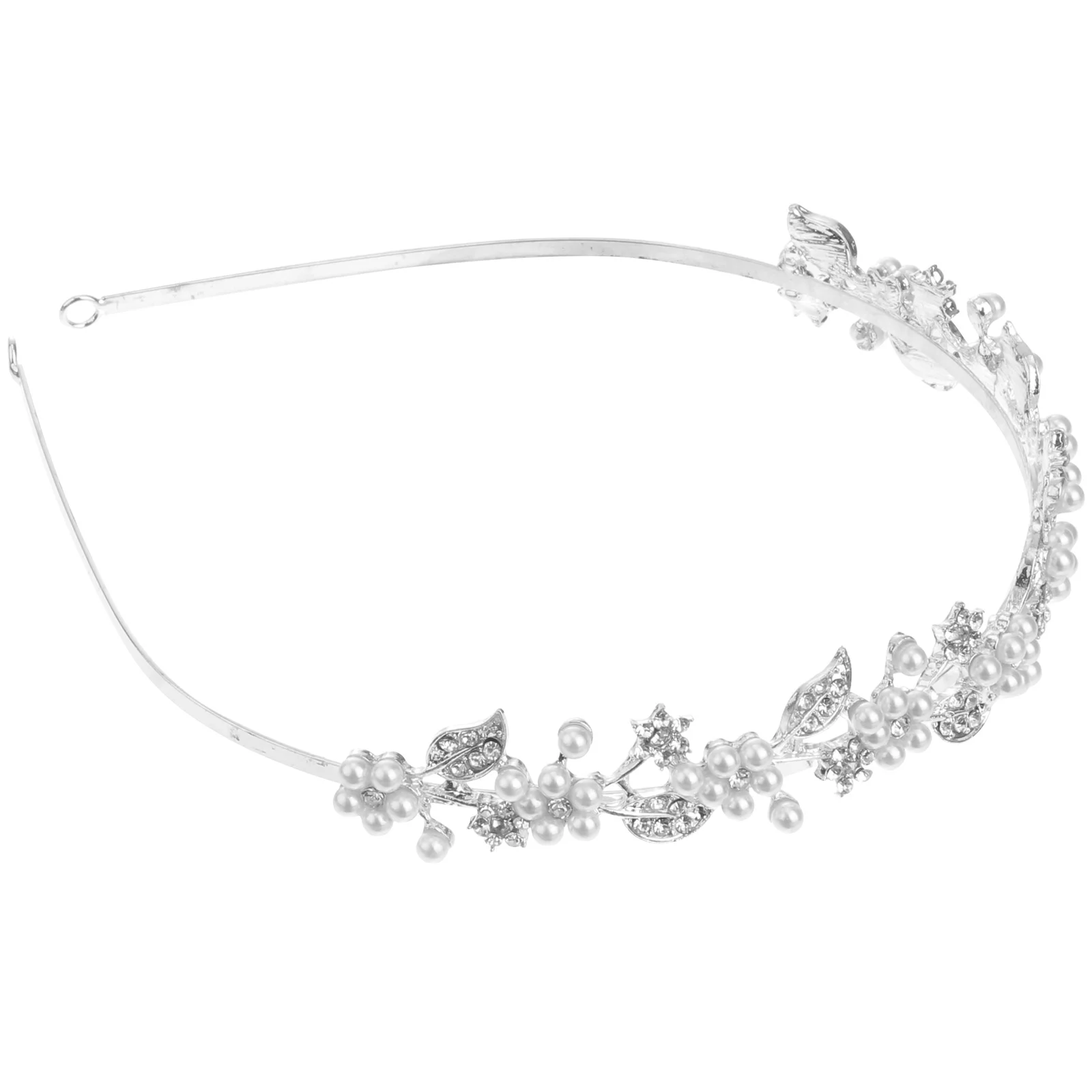 

1pc Bridal Headpiece Silver Wedding Headband, Rhinestone Bridal Womens Headband Hair Accessories for and