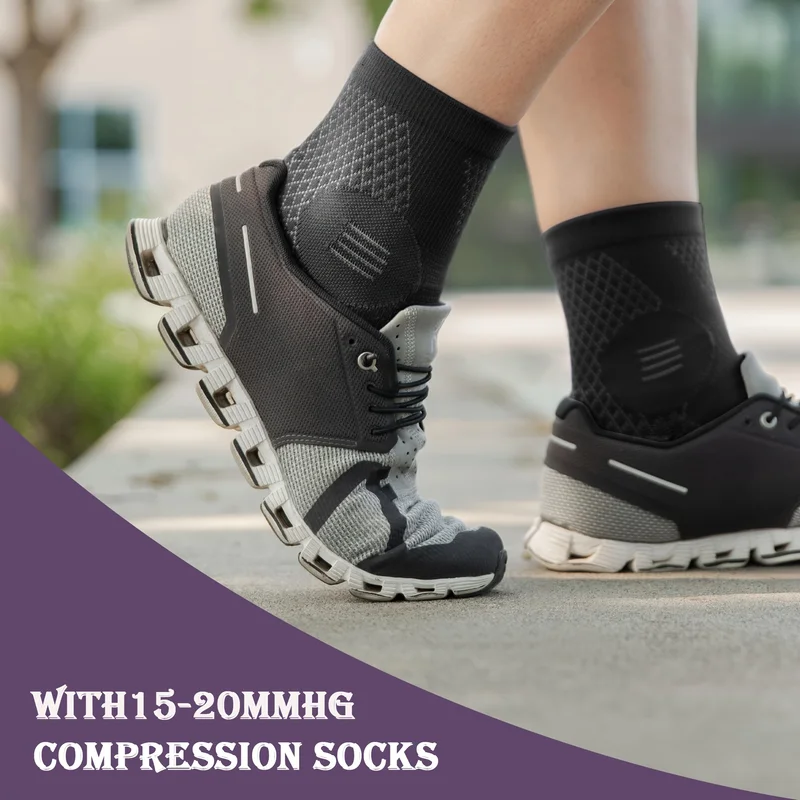 1Pair Ankle Compression Socks,Compression Foot Sleeves