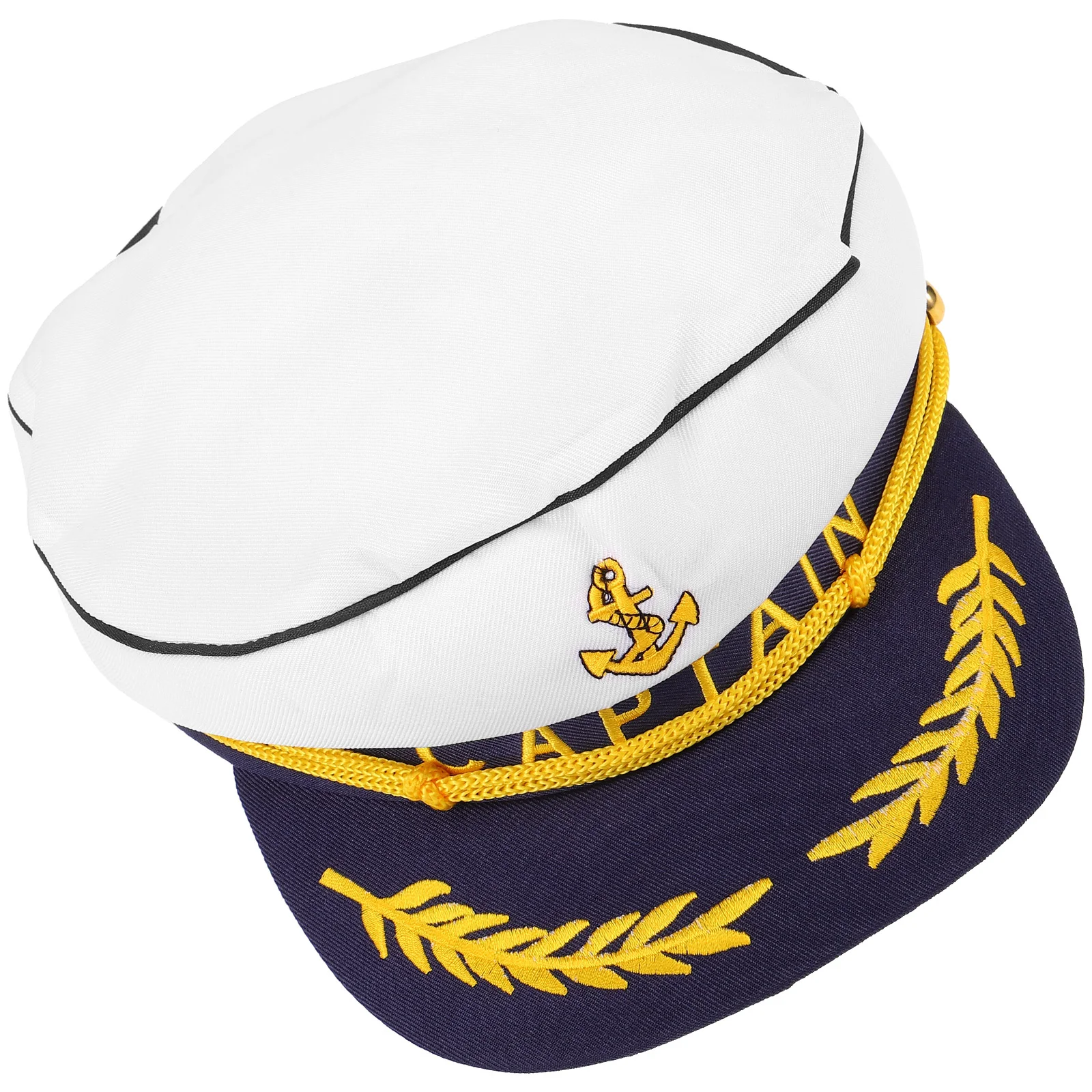 

Captain Hat Embroidered Sailor Hat Cosplay Party Costume Hat Captain Cosplay Hat