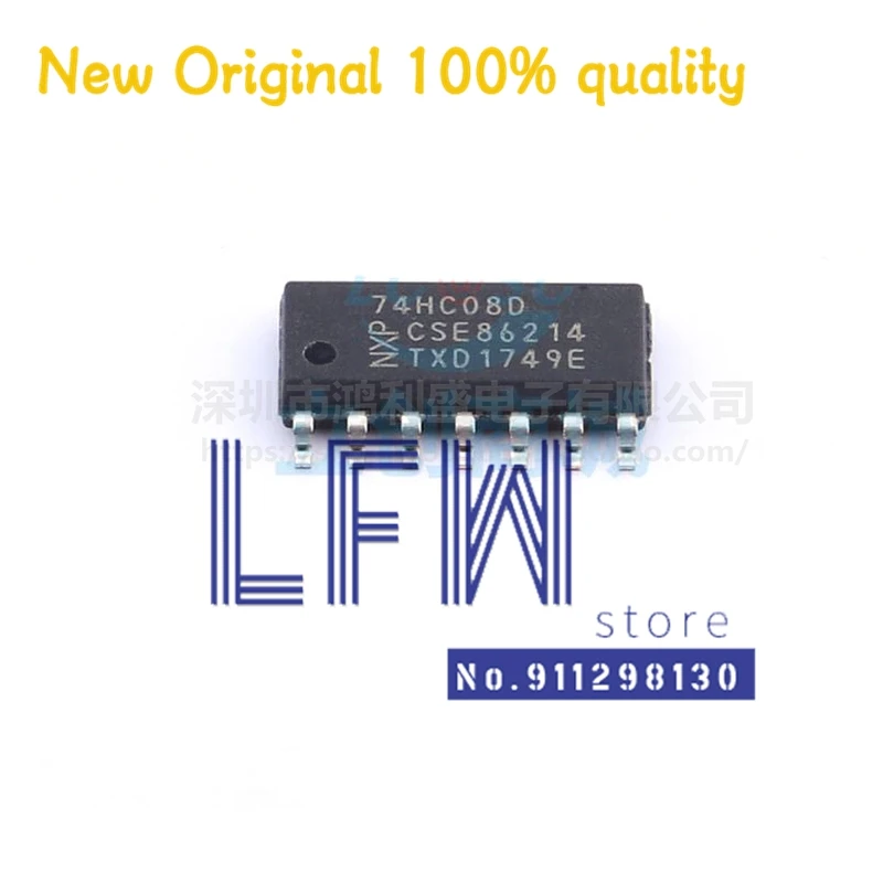 

10pcs/lot 74HC08D 74HC08 HC08 SOP14 Chipset 100% New&Original In Stock