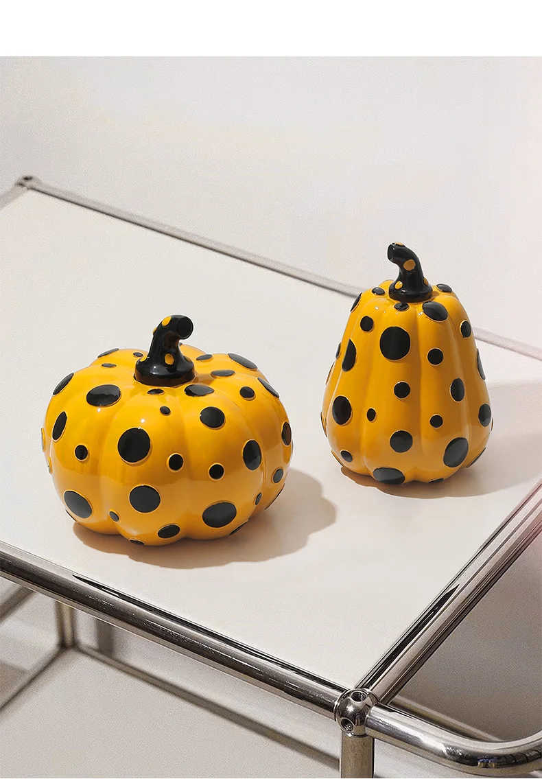 Yayoi Kusama Polka Dot Pumpkin Decoration