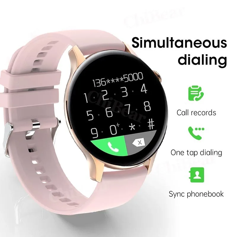 AMOLED NFC Ʈ ġ  ũ, ׻ ð ǥ, 1.43 ġ 466x466 HD ǰ GPS ,  ȭ Ʈġ, 2024 ǰ