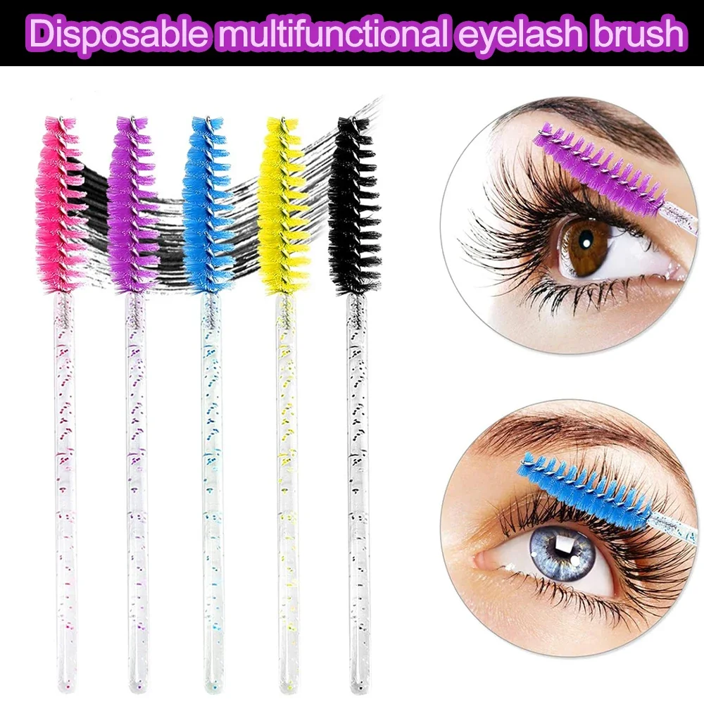 Mascara Lash Extension Wholesale DisposableBrushes Eyelashes Brush 100/300pcs For Woman Wands Applicator Spoolers Makeup Tool