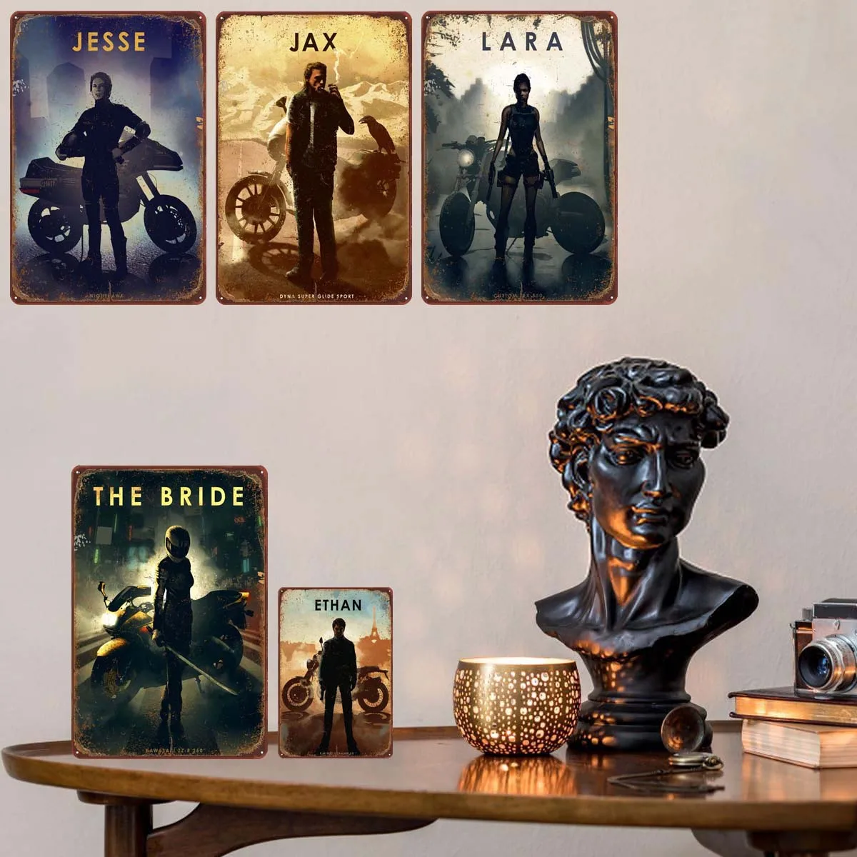 Moto Legends Retro Pub Club Garage Decorazione Wall Art Of Murals Segni In Metallo Vintage Home Decor Elementi Targa In Latta Man Cave Poster