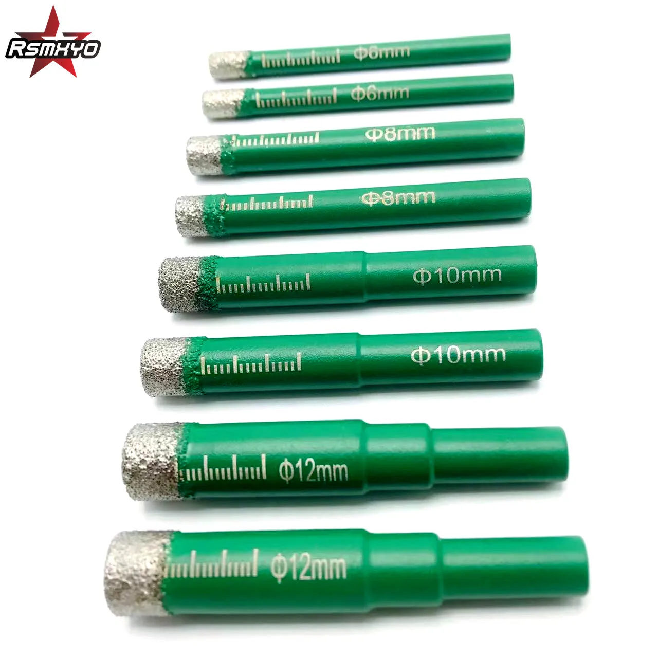 Diamond Drill Bit 6/8/10/12mm Power tool Diamond Tile Hole Saw For Glass Marble Granite Brick Tile Ceramic Porcelain Concrete krachtige m14 diamond drill bit 6mm 8mm tile marble concrete drill for glass granite porcelain tile marble angle grinder