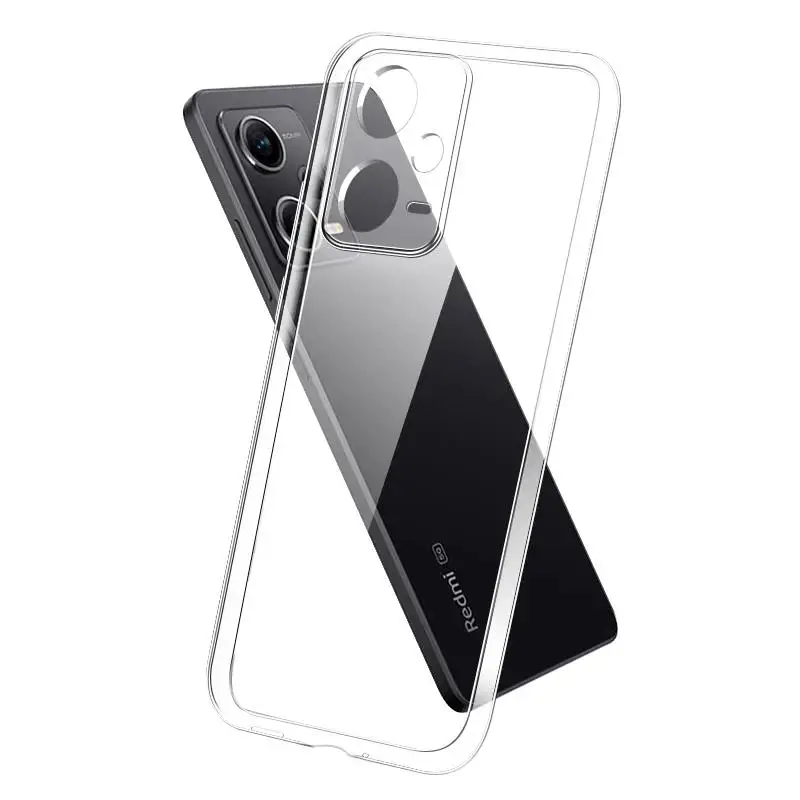 Esempio originale di Silicone trasparente per Xiaomi Redmi nota 13 12 Pro Plus Ultra Ultra Thin Redmi nota 12 Turbo Speed 12S 12T 12C 13C