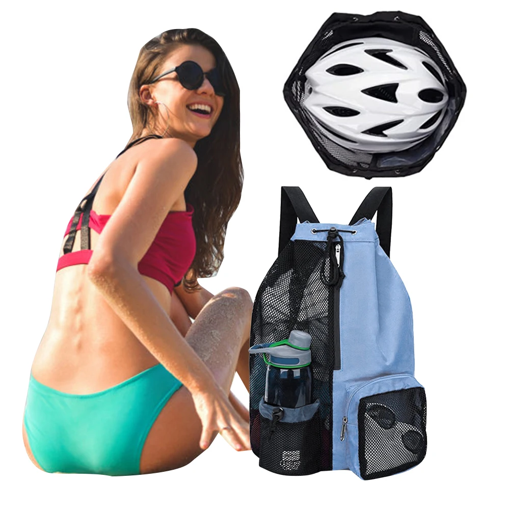 Lightweight Mesh Drawstring Backpack 2