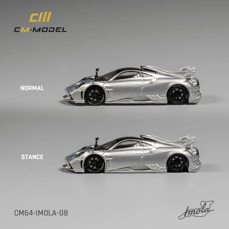 

(Pre-order) CM MODEL 1:64 Pagani Imoda Silver Diecast Model Car