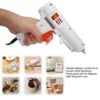 Hot Glue Gun Adjustable Constant Temperature Home Repairs DIY Crafts 150W AC100-240V White HL F Hot Melt Glue Gun Hot Glue Gun 6