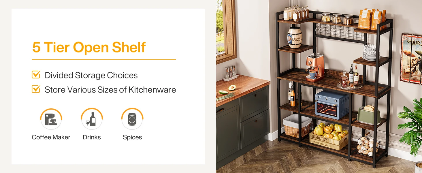 microwave stand with storage