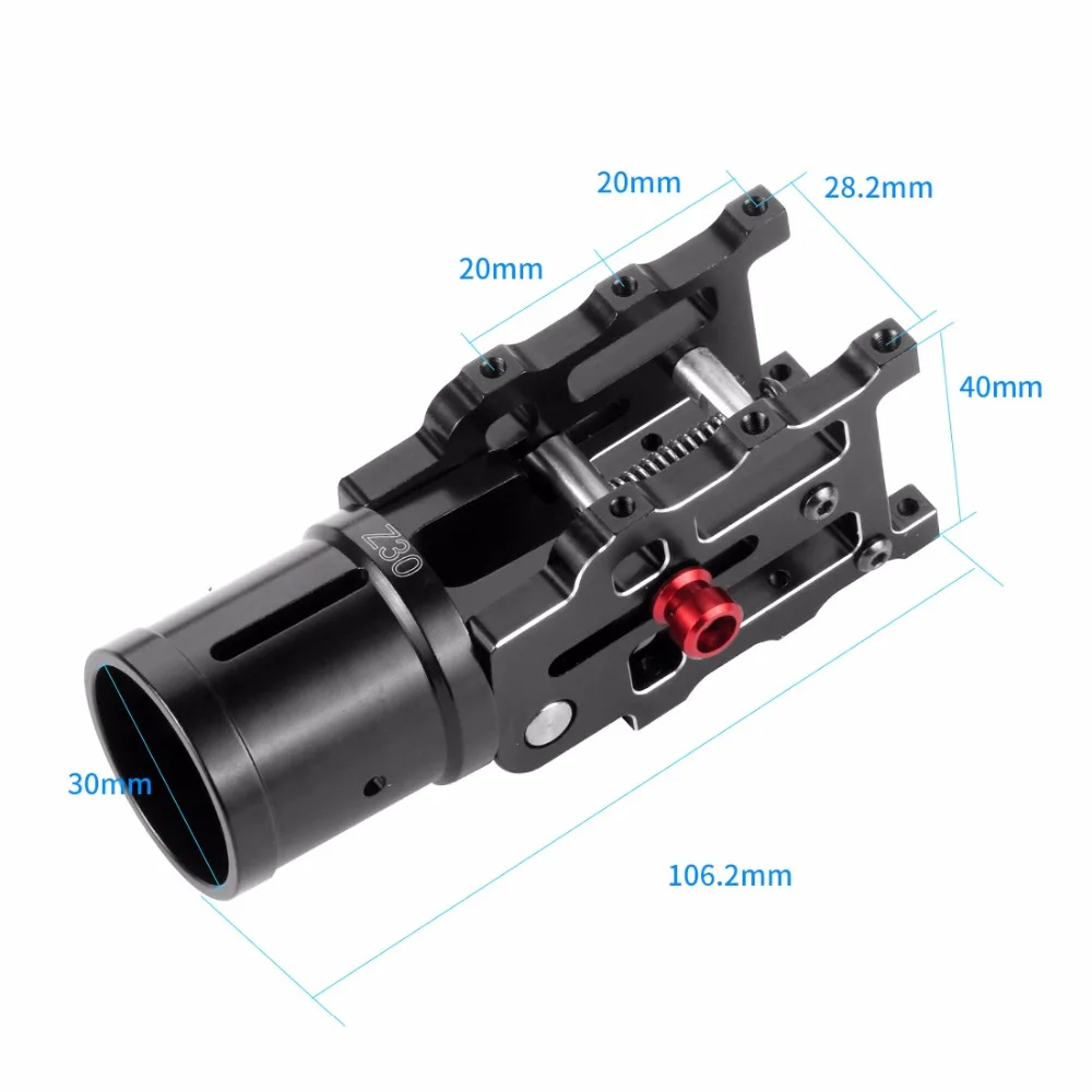 Z16 CNC Aluminium Folding Arm Rohr Joint DIY für Dia 16mm Automatische Auto RC Quadcopter Hexacopter Multirotor – Detail 34