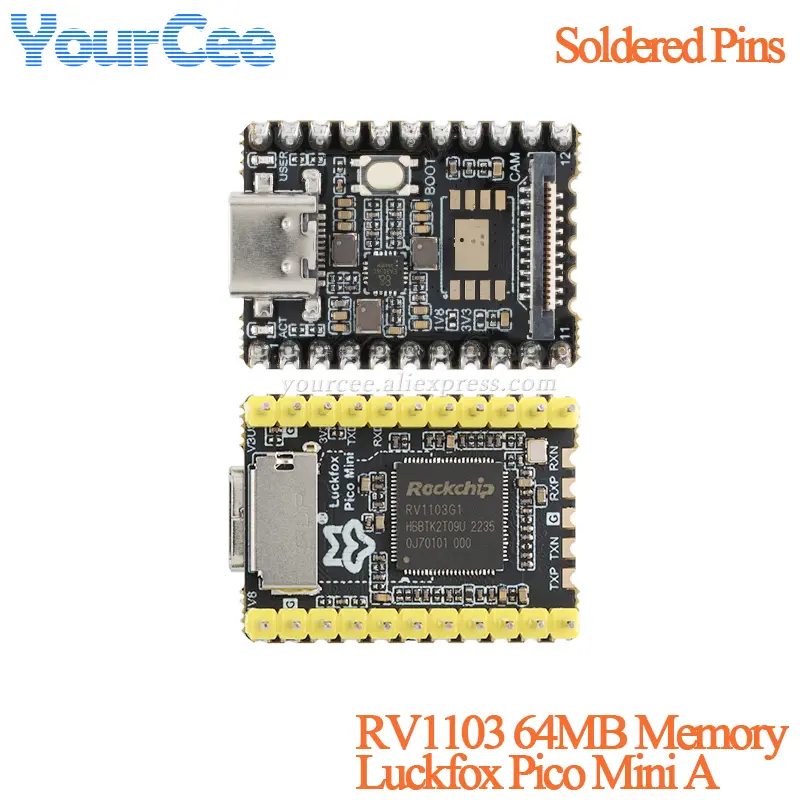 LuckFox Pico Pro/Mini/Plus/Max Linux Development Board RV1103 64MB RV1106 Memory Rockchip with Network Port image 9