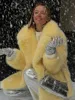Mid-Length Women's Fur Coat Suit Collar Loose Imitation Fox Fur Plush Coats Warm Soft Thickened Winter Socialite Fur Overcoat 1