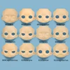 YMY Gsc Different Face Shapes Replacement Without Makeup 1/12 bjd Face Open Head ob11 Doll Accessories Diy Toy For GSC Head OB11 2