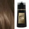 Nova Hair Dye Shampoo, Nova Hair Instant Dye Shampoo,Hair Dye Coloring  Shampoo For Gray Hair Long Lasting Nourish For Men Women 5
