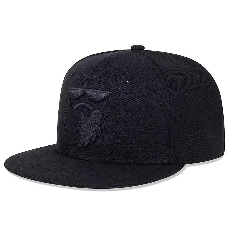 Unisex Uncle Beard Embroidery Hip-Hop Hats Outdoor