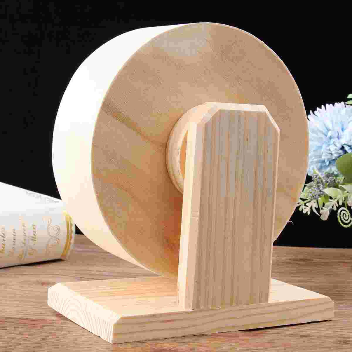 

Small Pets Exercise Wheel Hamster Wooden Mute Running Wheel Play Rest Nest for Rat Gerbil Mice Chinchillas Hedgehogs Guinea Pigs