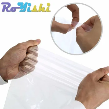 100 Pcs/Pack 5-12 Wire Self Seal Clear Plastic Poly Resealable Ziplock Bags Food Storage Fresh Package Reclosable Multi Size 3