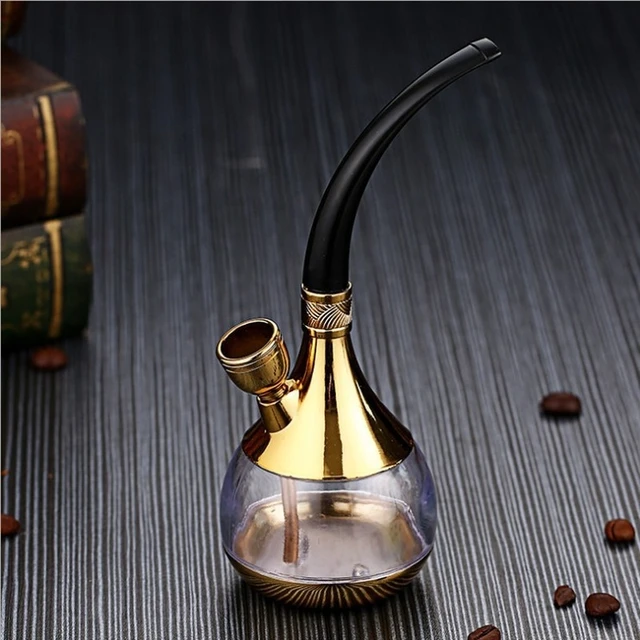 Dual Cigarette Tobacco Smoking Pipe Water Filter Pipe Mini Shisha Hookah  Water Pipe Water Bottle Filter Smoking Tobacco Pipe - AliExpress