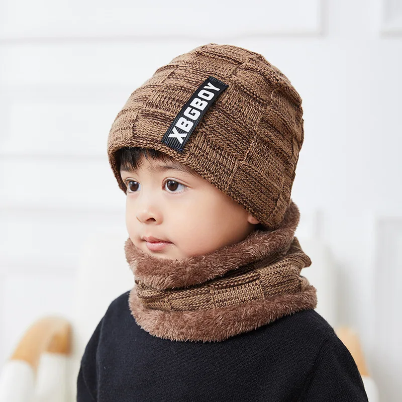 Comprar Gorro de invierno con capucha, bufanda con orejeras de punto para  bebé, niña, niño, gorra de piloto, pasamontañas