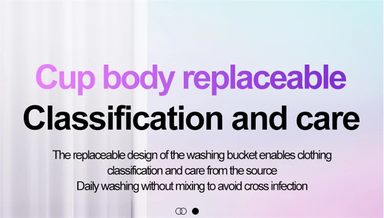 Description Picture 2 of itemU9 portable wireless mini single/double cup small washing machine, 4000mAh, suitable for family travel underwear washing cups.