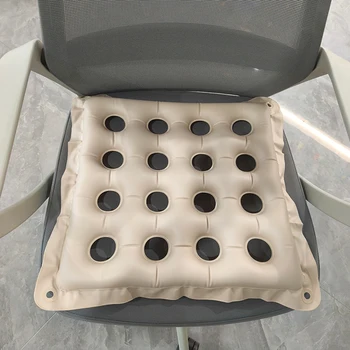 1pc Piece of PVC Inflatable Cushion Comes With An Air Pump Moisture Proof Portable Pad That Is Very Suitable For Use In Offices