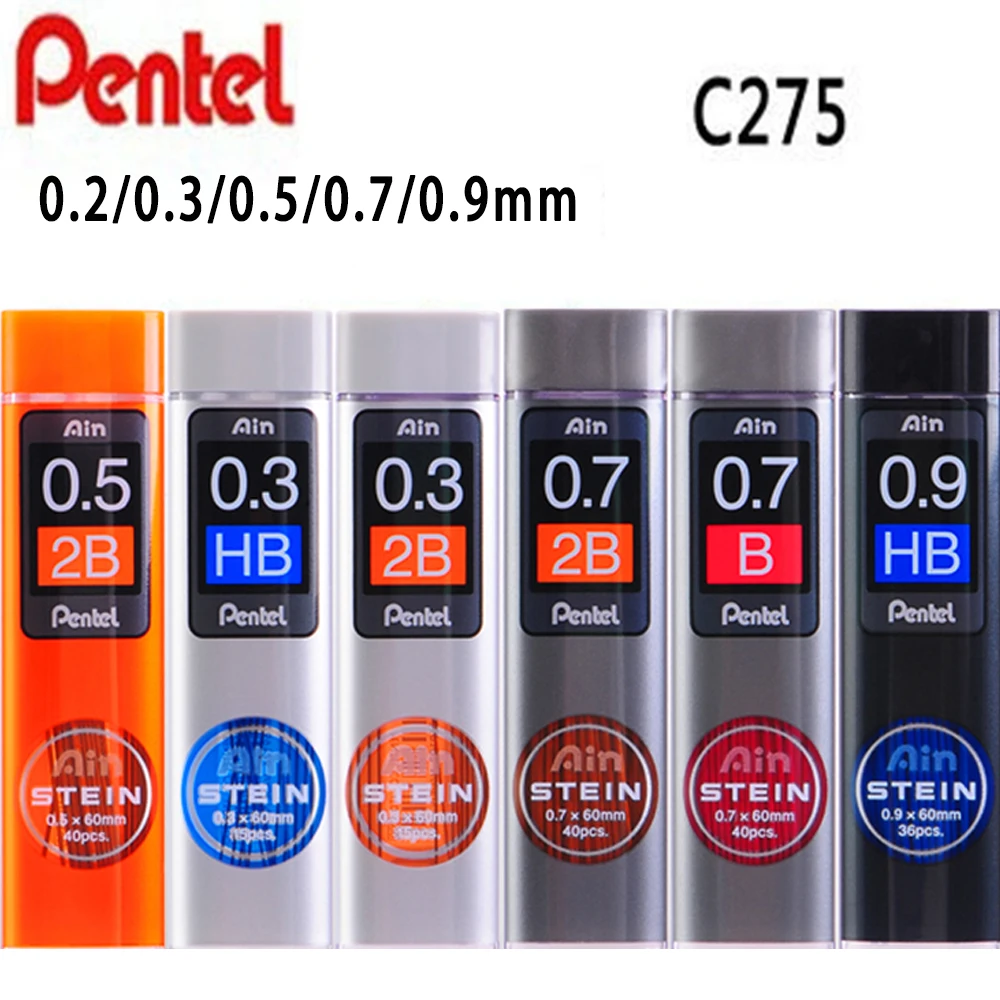 1 Pcs Pentel Mechanical Pencil Refill C275 Stein Anti-broken Lead Mechanical  Pencil Lead Refill For Students 0.2/0.3/0.5/0.7/0.9 - Mechanical Pencils -  AliExpress