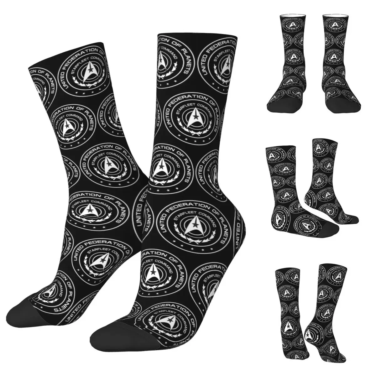 

Star Treks Starfleet Theme Design Men Women Socks,fashion Beautiful printing Suitable for all seasons Dressing Gifts