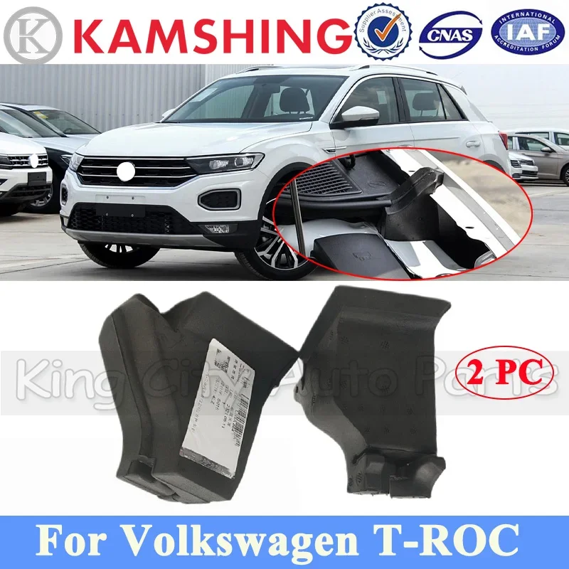 CAPQX Engine Hood Rear Corner Seal Block For VW T-ROC T ROC Engine Hood Bonnet Foam Sponge Plug 2GA864759 2GA864760 hood rubber seal