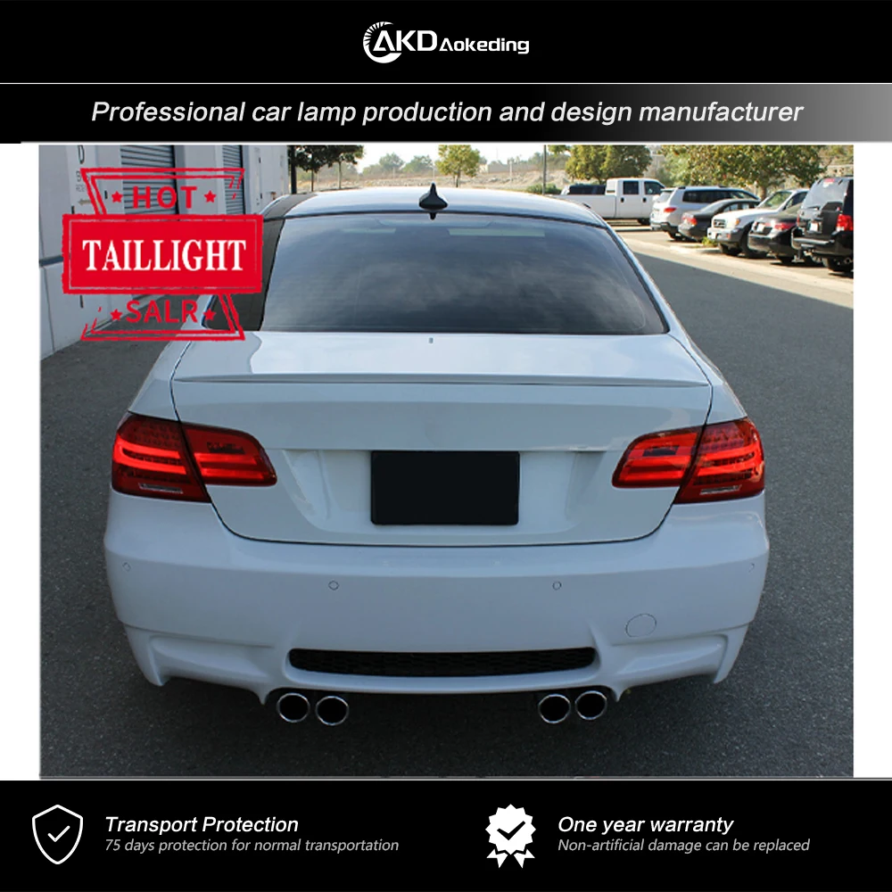 

Автомобильная фара для BMW E92 2006-2012 M3 325i 330i, светодиодная Автомобильная задняя фара в сборе, Модернизированная динамическая сигнальная лампа, высокие аксессуары
