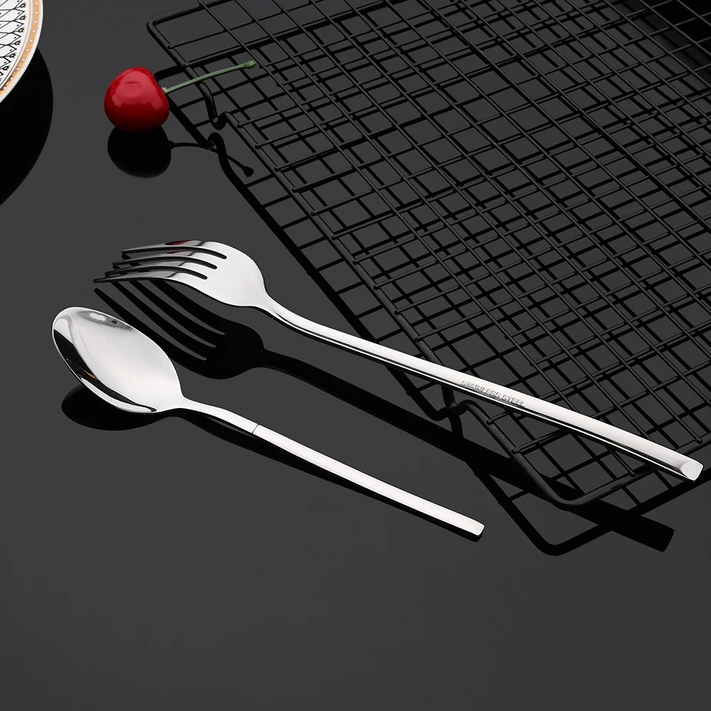 Rose Gold Wedding Dinnerware Set Stainless Steel Tableware Set Dinner Knife Fork Spoon Luxury Flatware Cutlery Silverware