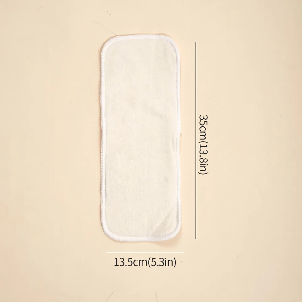 子供用おむつライナー,再利用可能,ソフト,3層,布おむつ,35x13