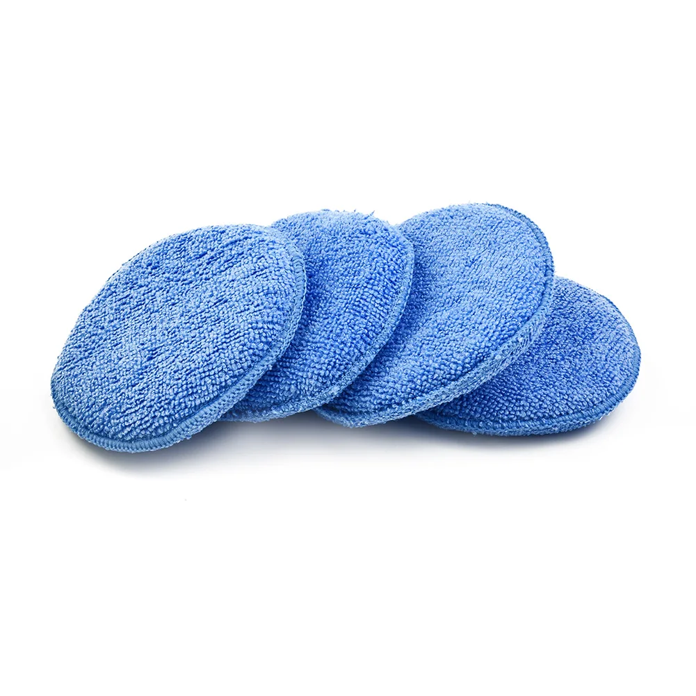 

Practical Sponge Waxing Applicator Pad Portable Removing Wax Clean Tool Car Polish Washable 24PCS Applicator Pad Reusable